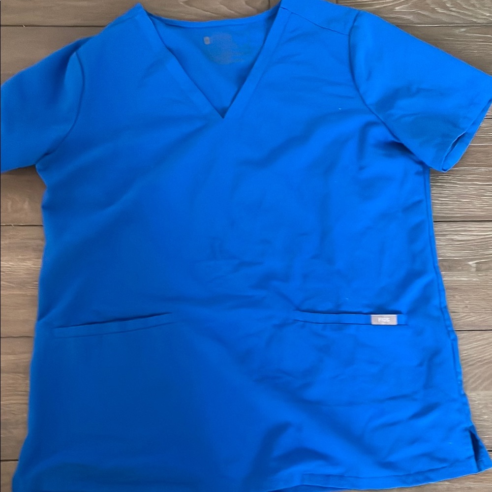Blue Scrub Top